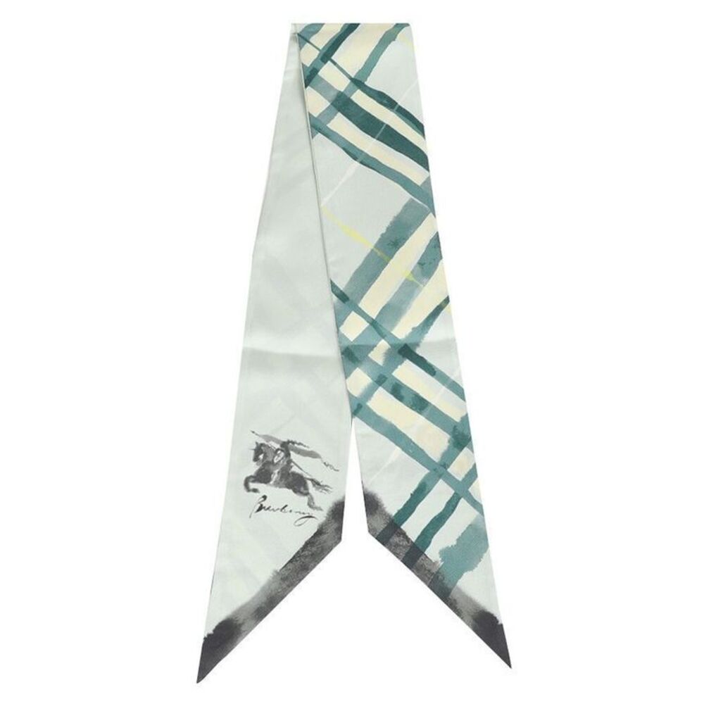 Reversible Check Silk Scarf